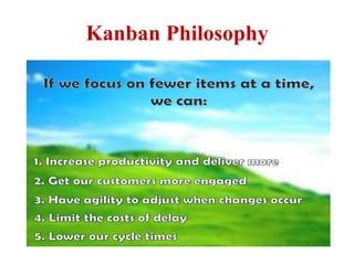 Kanban Philosophy
 