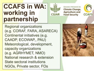 Overview presentation of CCAFS Capacity Building Strategy for West ...
