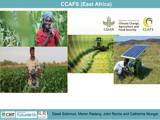 CCAFS EA Presentation for MOT training in ILRI Addis Ababa, Ethiopia.