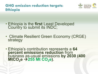 CCAFS EA Presentation for MOT training in ILRI Addis Ababa, Ethiopia.