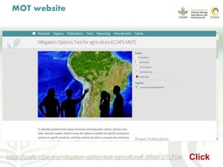 CCAFS EA Presentation for MOT training in ILRI Addis Ababa, Ethiopia.