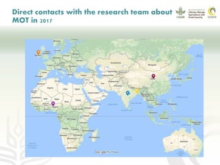 CCAFS EA Presentation for MOT training in ILRI Addis Ababa, Ethiopia.