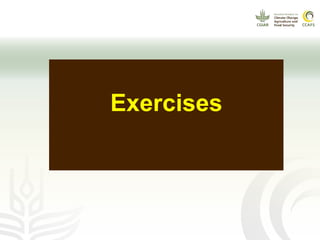 CCAFS EA Presentation for MOT training in ILRI Addis Ababa, Ethiopia.