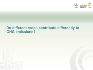 CCAFS EA Presentation for MOT training in ILRI Addis Ababa, Ethiopia.