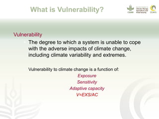CCAFS EA Presentation for MOT training in ILRI Addis Ababa, Ethiopia.