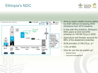 CCAFS EA Presentation for MOT training in ILRI Addis Ababa, Ethiopia.