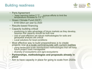 CCAFS EA Presentation for MOT training in ILRI Addis Ababa, Ethiopia.