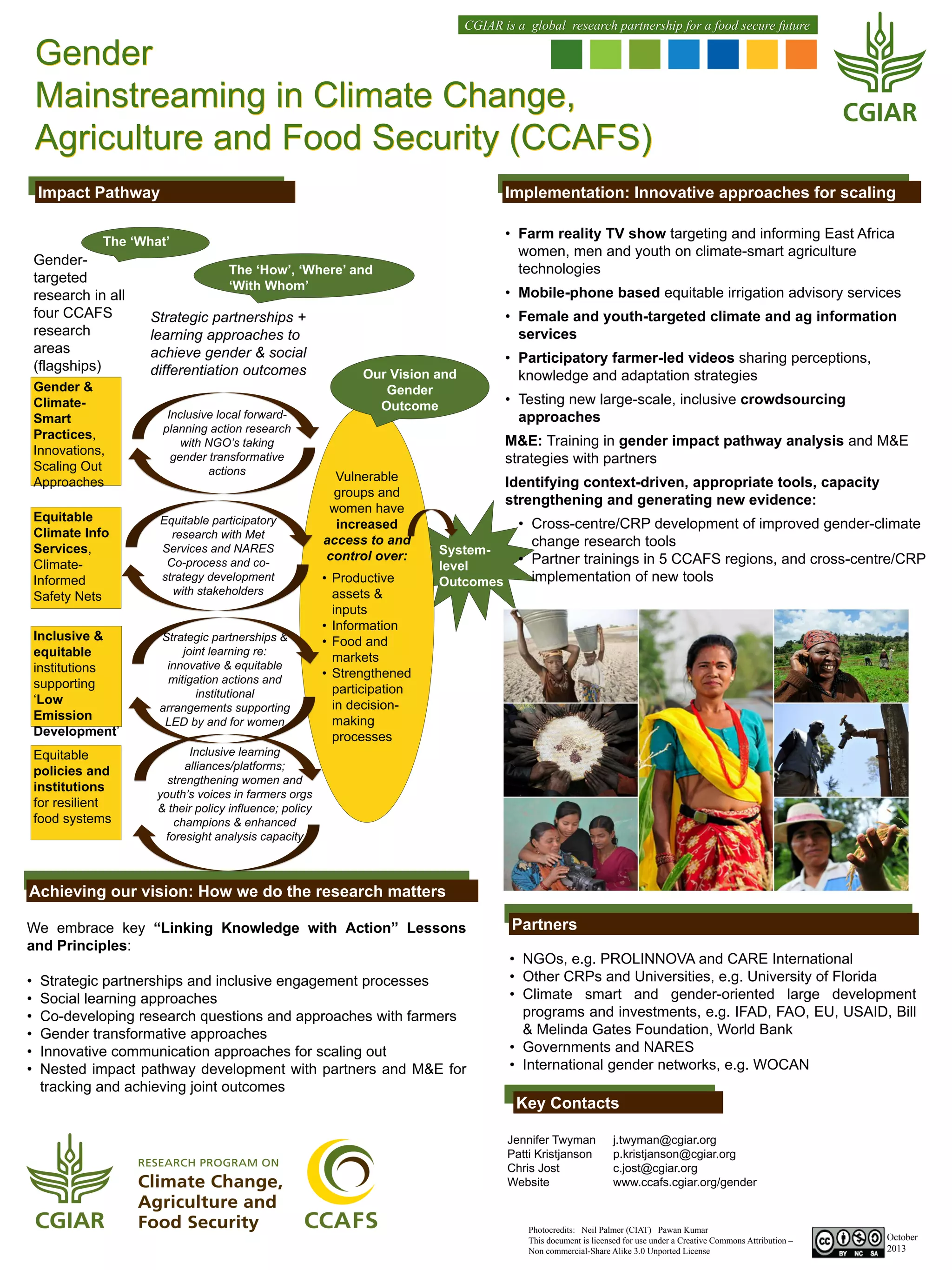 Gender Mainstreaming in Climate Change, Agriculture and Food Security ...