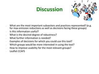 CCAFS-MOT Tool, March 2015