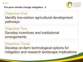 Climate Change, Agriculture and Food Security