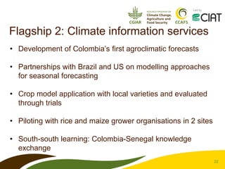CCAFS – Presentation for Discussion with Donors and Partners – June 2013