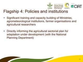 CCAFS – Presentation for Discussion with Donors and Partners – June 2013