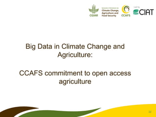 CCAFS – Presentation for Discussion with Donors and Partners – June 2013