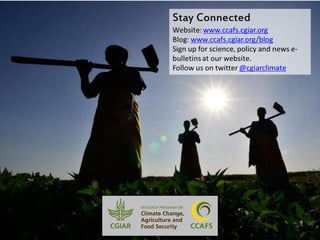 CCAFS – Presentation for Discussion with Donors and Partners – June 2013