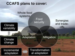 CCAFS – Presentation for Discussion with Donors and Partners – June 2013