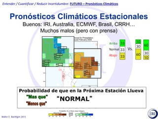 Pronósticos climáticos y toma de decisiones