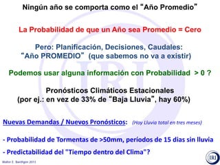 Pronósticos climáticos y toma de decisiones