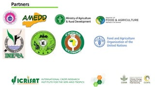 ICRISAT Global Planning Meeting 2019:CGIAR Research Program CCAFS- Enabling institutions and policies for sustainable climate change governance in agriculture by Samuel Partey and team