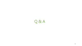 Q & A
38
 