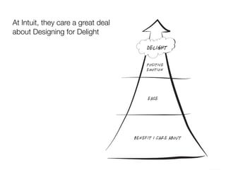 ©2010DiamondManagement&TechnologyConsultants,Inc.
!29
At Intuit, they care a great deal
about Designing for Delight
 