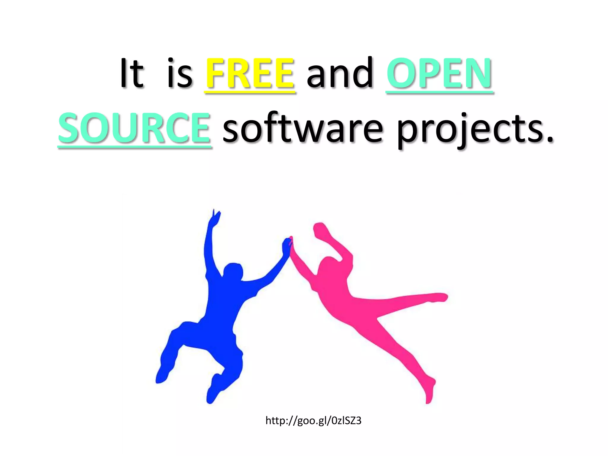 It is FREE and OPEN
SOURCE software projects.
http://goo.gl/0zlSZ3
 