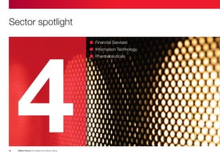 Sector spotlight
24
4
Clifford Chance Our Insights into Antitrust Trends
n Financial Services
n Information Technology
n Pharmaceuticals