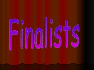Finalists 