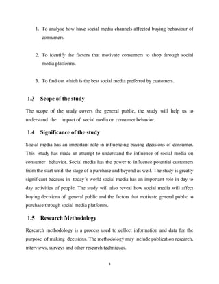 A study of impact of social media on consumer behaviour | PDF