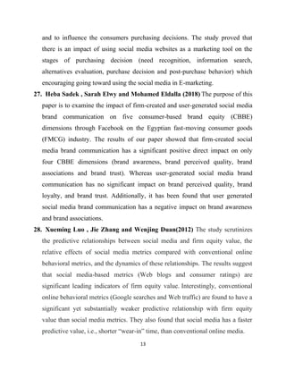 A study of impact of social media on consumer behaviour | PDF