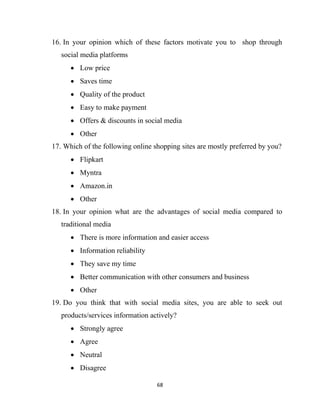 A study of impact of social media on consumer behaviour | PDF