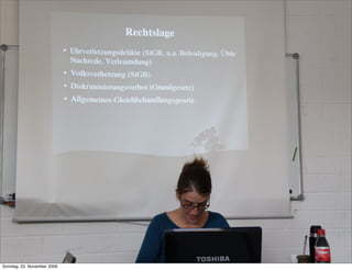 Sonntag, 22. November 2009
 