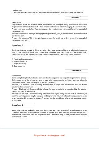 CCBA Fragenkatalog