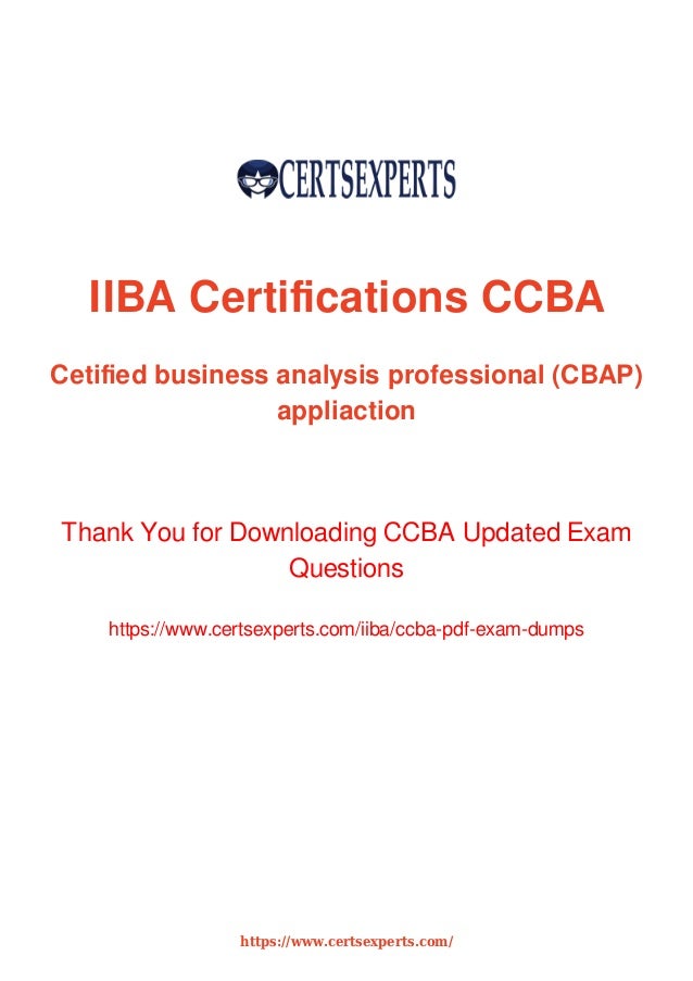 CCBA Online Prüfung