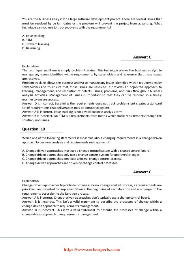 CCBA Prüfungsvorbereitung