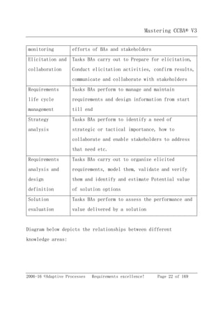 CCBA v3 Study Guide - Sample chapter | PDF