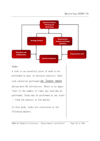 CCBA v3 Study Guide - Sample chapter | PDF