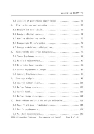 CCBA v3 Study Guide - Sample chapter | PDF