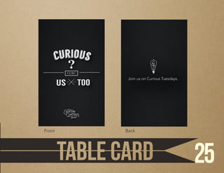 curious
?
US TOO
CCBC
ets. 2014
Join us on Curious Tuesdays.
25
BackFront
 