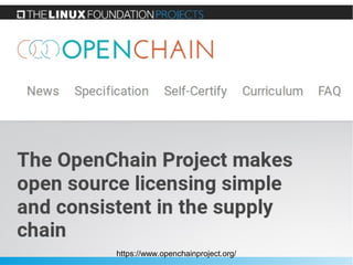 https://www.openchainproject.org/
 