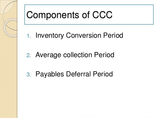 cash conversion cycle formula
