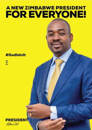 A New Great Zimbabwe
One People. One Nation. One Vision
A NEW GREAT
ZIMBABWE
BLUEPRINT
FOR EVERYONE
 