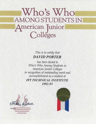 outstanding merit Junior Colleges