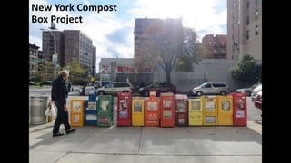 New York Compost
Box Project
 