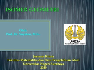 Oleh:
Prof. Dr. Suyatno, M.Si.
Jurusan Kimia
Fakultas Matematika dan Ilmu Pengetahuan Alam
Universitas Negeri Surabaya
2020
 