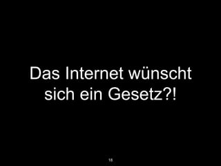 Gefragt sind…
• Regulierungsbehörde (RTR-gmbh)
• Konsument_innenschützer (AK)
• Kartellbehörde
• Wirtschaftsministerium (BMWFW)
• Infrastrukturministerium (BMVIT)
18
 