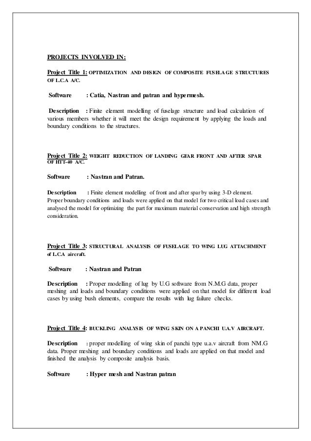 Skills Catia Resume Skills Catia Resume