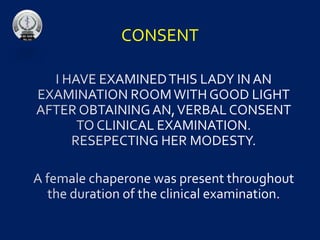 CONSENT
 