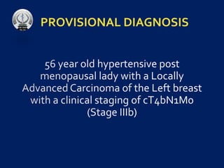 PROVISIONAL DIAGNOSIS
 