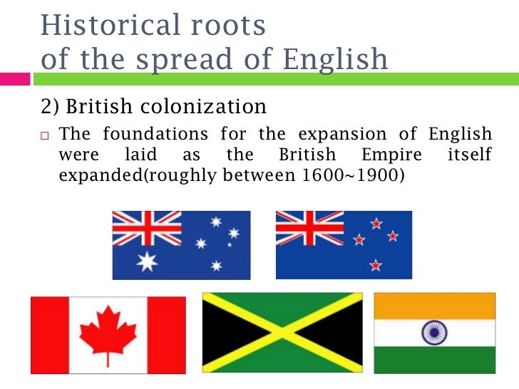 spread of english Thus, more and more people have to use language at work, for examples, the chinese people in singapore, malaysia, etc english enables china, as a member of this village, to share the achievements of civilizations the world over, but the spread of english in china also brings with it linguistic imperialism. spread of english Thus, more and more people have to use language at work, for examples, the chinese people in singapore, malaysia, etc english enables china, as a member of this village, to share the achievements of civilizations the world over, but the spread of english in china also brings with it linguistic imperialism.