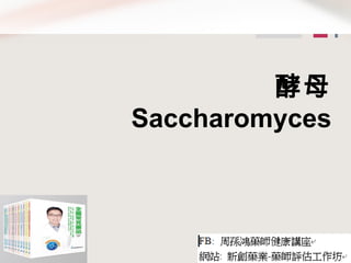 酵母
Saccharomyces
 